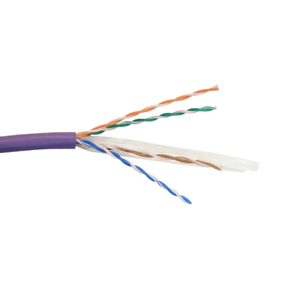 CB6T-UVH TRIMERX AWG23 LSHZ CAT6 VIOLETA CABLE UNIFILAR 305MT COBRE