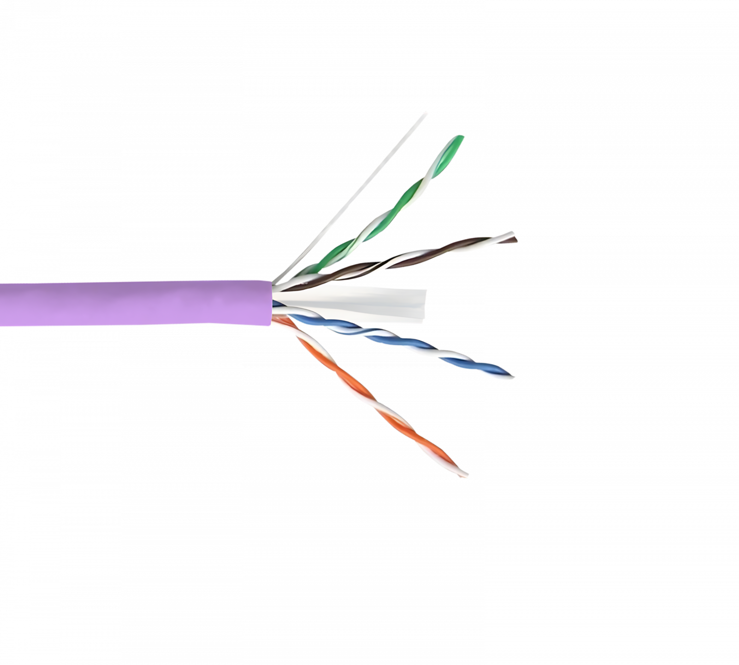 LINKMADE LSZH VIOLETA CAT6 UTP 300MT UNIFILAR COBRE CAJA CABLE TAIWAN