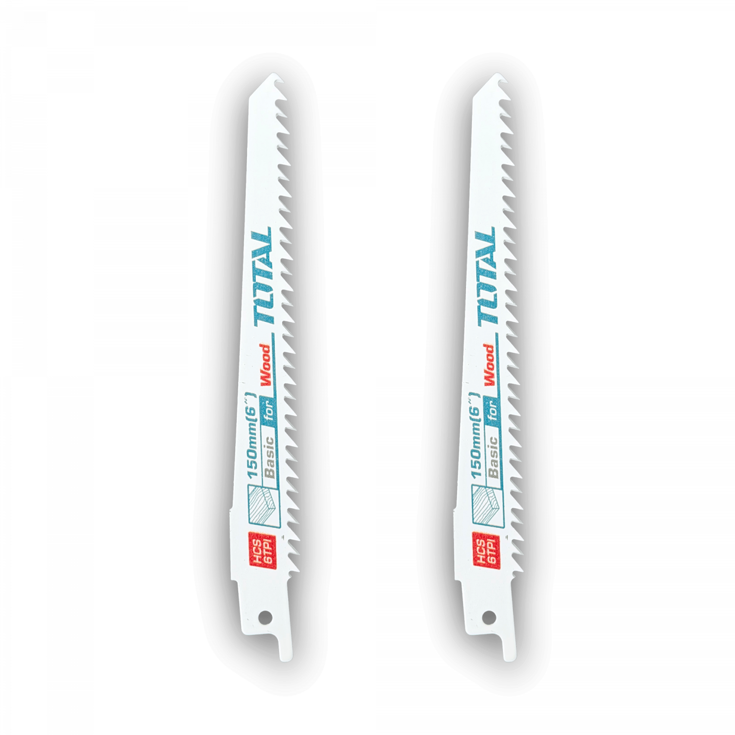 SIERRA6 TOTAL SET DE 2 HOJAS DE SIERRA SABLE PARA MADERA 150MM TAC52644D