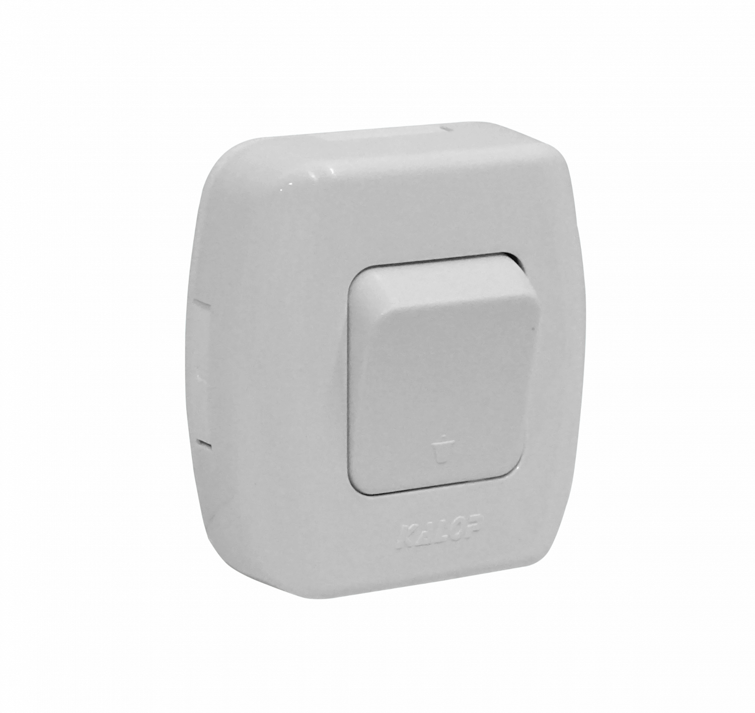KALOP INTERRUPTOR PULSADOR BLANCO SWITCH TEKNA KS39657
