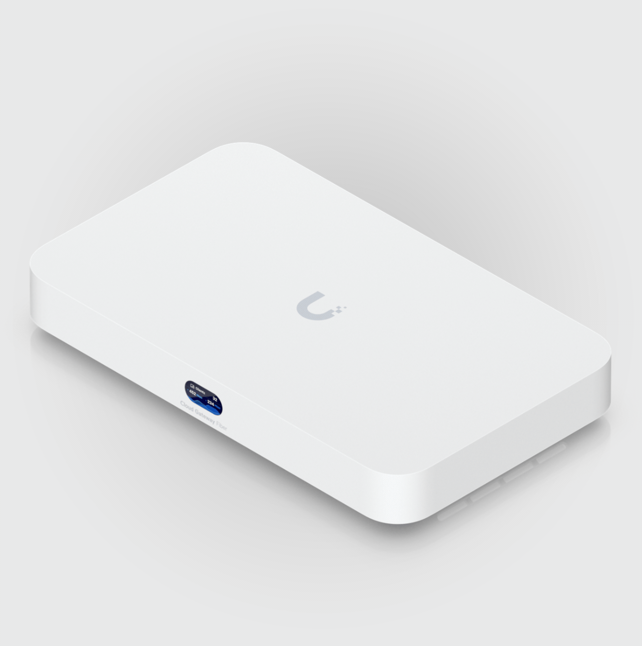 UCG-FIBER. UBIQUITI 4-2500 1-10G 2-SFP+10G inc54V opc-NVMe 50+UniFi 5-app Gateway