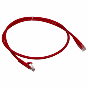 LINKMADE 1MT CAT6 ROJO LSZH CABLE PATCH INYECTADO MULTIFILAR