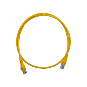 LINKMADE 1MT CAT6 AMARILLO LSZH CABLE PATCH INYECTADO MULTIFILAR