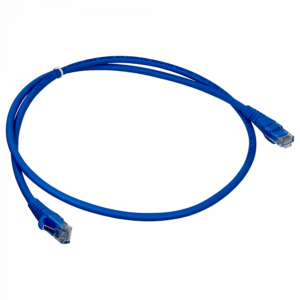 LINKMADE 1MT CAT6 AZUL LSZH CABLE PATCH INYECTADO MULTIFILAR