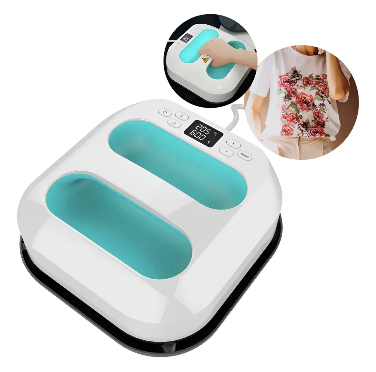 plancha multiusos transf sublimacion parche para camiseta