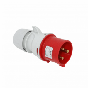 023-9. PCE TYP023-9H 32A IP44 MACHO VOLANTE ENCHUFE INDUSTRIAL 690V 2P+TX