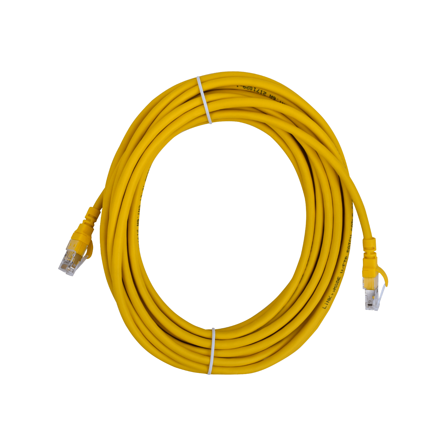 Cable Patch Inyectado Multifilar 7m Amarillo CAT6A U/FTP