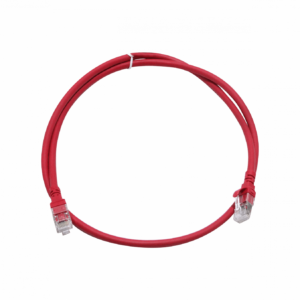 LINKMADE 1MT CAT6A U/FTP ROJO LSZH CABLE PATCH INYECTADO MULTIFILAR