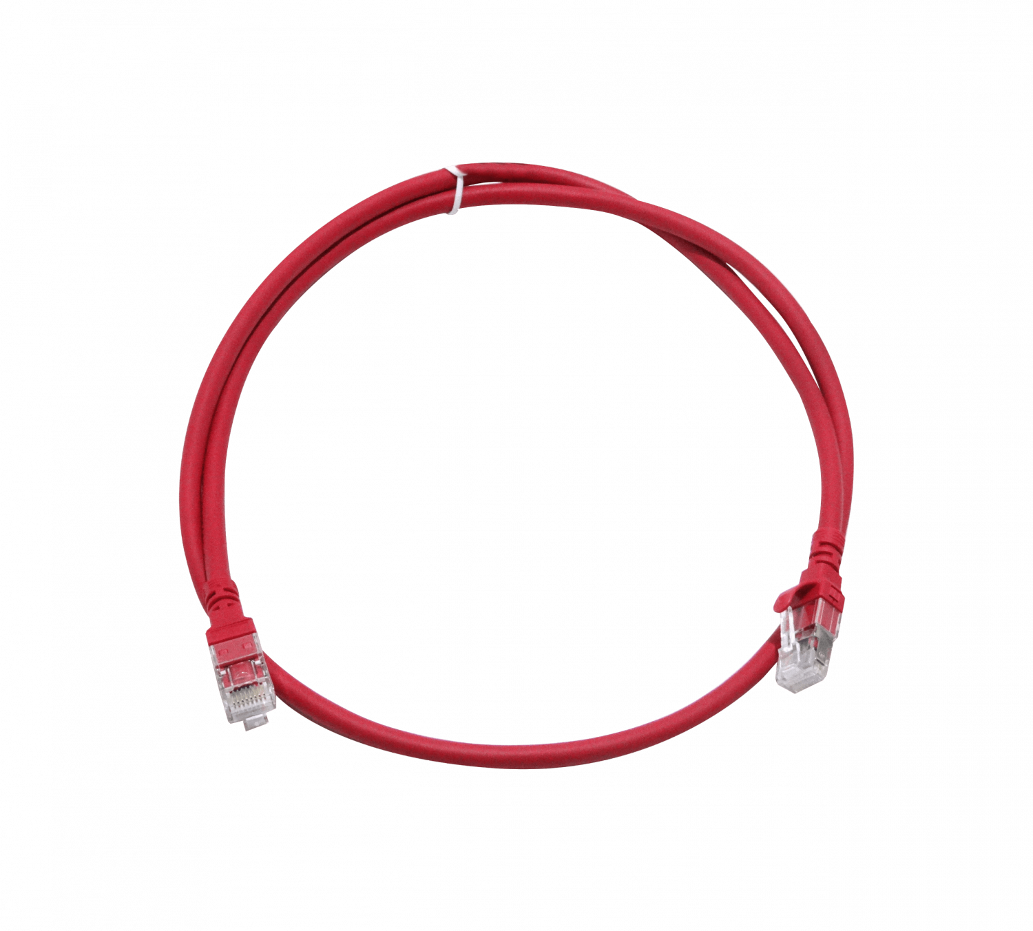 Cable Patch Inyectado Multifilar 1 Metro Rojo CAT6A U/FTP