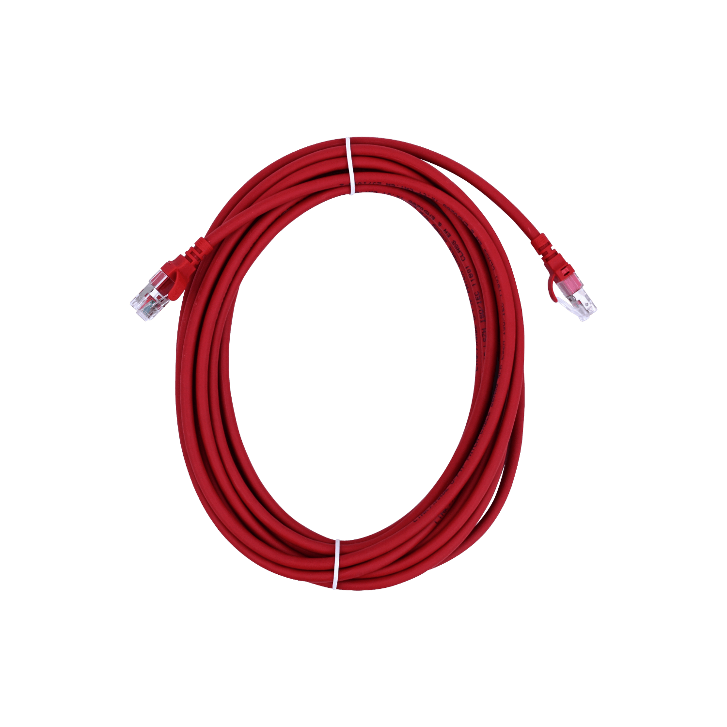 Cable Patch Inyectado Multifilar 5 Metros Rojo CAT6A U/FTP