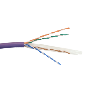 CB6T-UVH TRIMERX AWG23 LSHZ CAT6 VIOLETA CABLE UNIFILAR 305MT COBRE