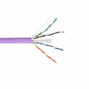 LINKMADE LSZH VIOLETA CAT6 UTP 300MT UNIFILAR COBRE CAJA CABLE TAIWAN