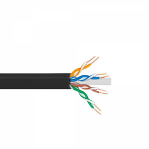 LINKMADE 300MT UTP EXTERIOR-PE UNIFILAR NEGRO CAT6 COBRE
