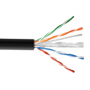 LINKCHIP 0,50MM SIM-CAT6 PE EXTERIOR NEGRO CABLE UTP 305MT COBRE UNIF