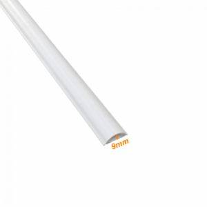 LINKCHIP 35X10MM 2MT 1,25MMTAPA 1,1MM-BASE PVC CANALETA DE PISO BLANCA