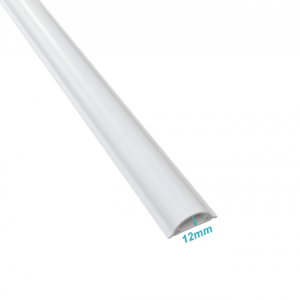 LINKCHIP 48X14MM 2MT 1,4MM-TAPA 1,1MM-BASE PVC CANALETA DE PISO BLANCA