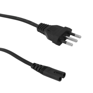 CABLE8 NACIONAL-MACHO TIPO-8 C7-HEMBRA CABLE PODER 1,4M 140CM S/TIERRA