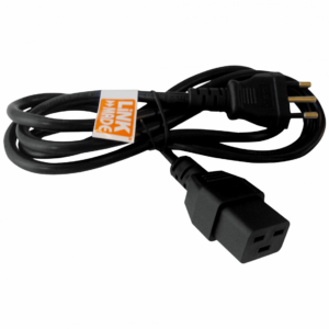 1,4MT C19-HEMBRA CHILE-IT-MACHO CABLE PODER NEGRO 10A 3X1,0MM2 140CM