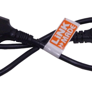 CABLE DE PODER 60CM NEGRO TREBOL-C5-HEMBRA MACHO NACIONAL 6A 3X0,75MM2