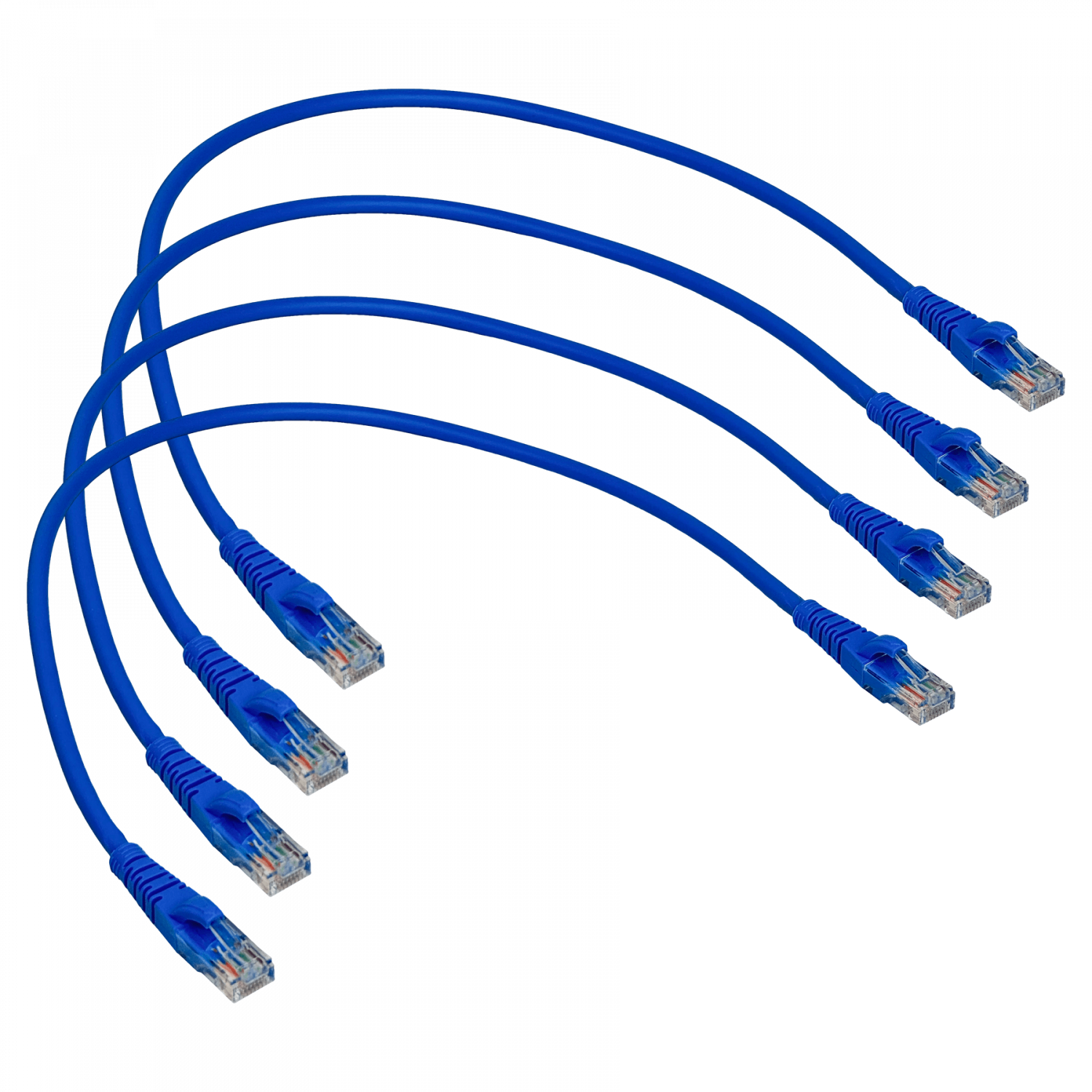Cable Patch Inyectado Multifilar 3 Metros Azul CAT5E