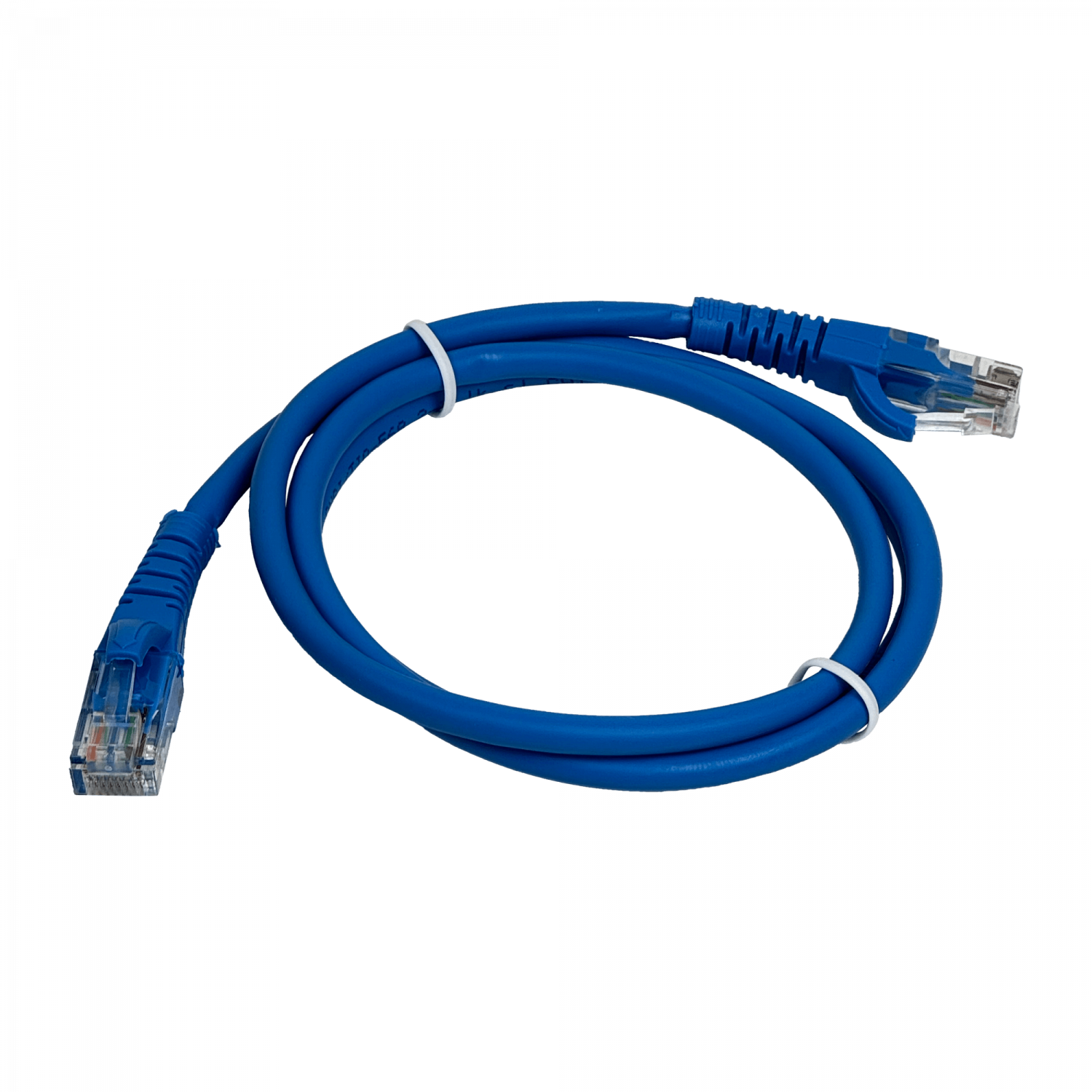 LINKMADE 1MT CAT5E AZUL LSZH CABLE PATCH INYECTADO MULTIFILAR
