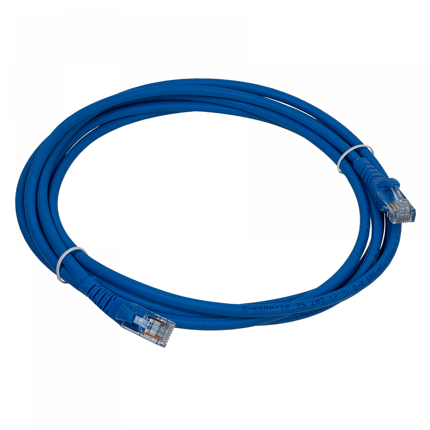 LINKMADE 3MT CAT5E AZUL LSZH CABLE PATCH INYECTADO MULTIFILAR