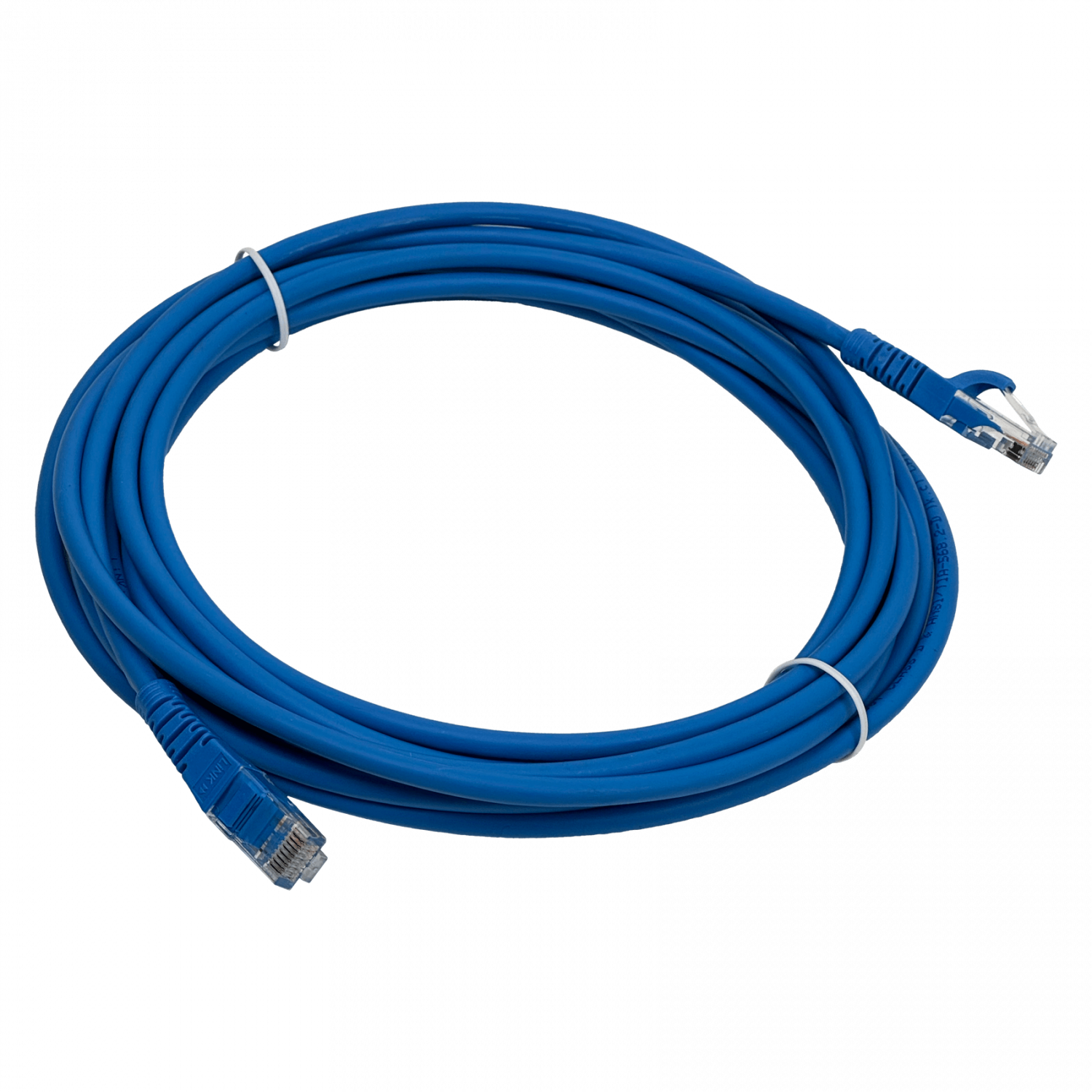 LINKMADE 5MT CAT5E AZUL LSZH CABLE PATCH INYECTADO MULTIFILAR