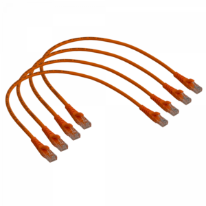 LINKMADE 4UN 50CM CAT5E NARANJO LSZH CABLE PATCH INYECTADO MULTIFILR