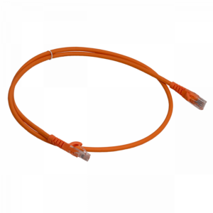 LINKMADE 1MT CAT5E NARANJO LSZH CABLE PATCH INYECTADO MULTIFILAR