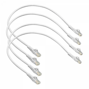 LINKMADE 4UN 50CM CAT5E GRIS LSZH CABLE PATCH INYECTADO MULTIFILAR
