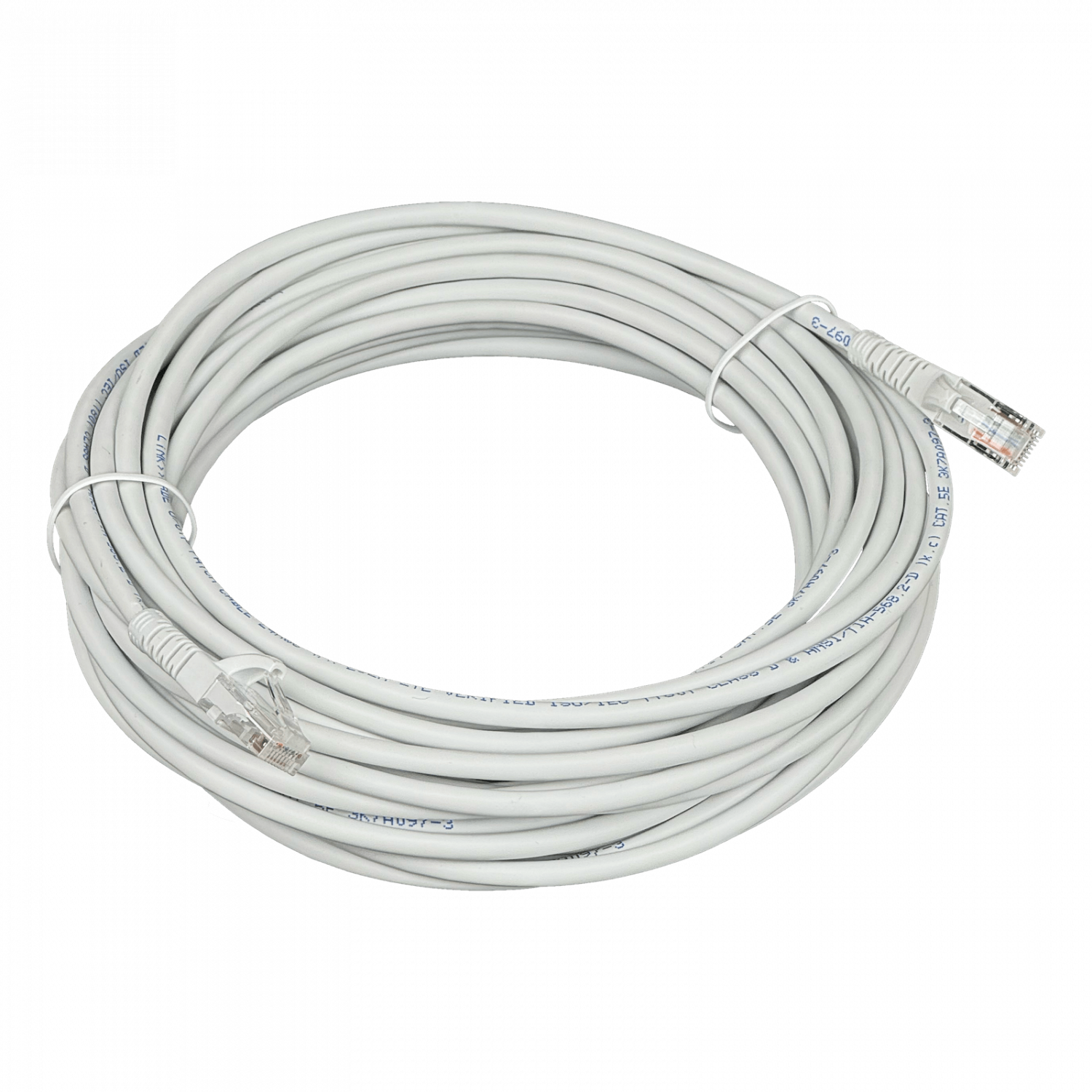 LINKMADE 10MT CAT5E GRIS LSZH CABLE PATCH INYECTADO MULTIFILAR
