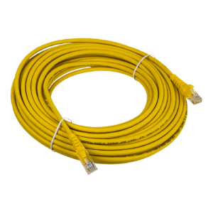 LINKMADE 15MT CAT5E AMARILLO LSZH CABLE PATCH INYECTADO MULTIFILAR