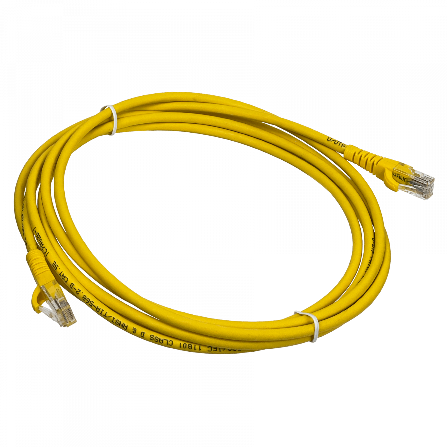 LINKMADE 3MT CAT5E AMARILLO LSZH CABLE PATCH INYECTADO MULTIFILAR
