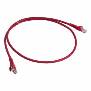 LINKMADE 1MT CAT5E ROJO LSZH CABLE PATCH INYECTADO MULTIFILAR