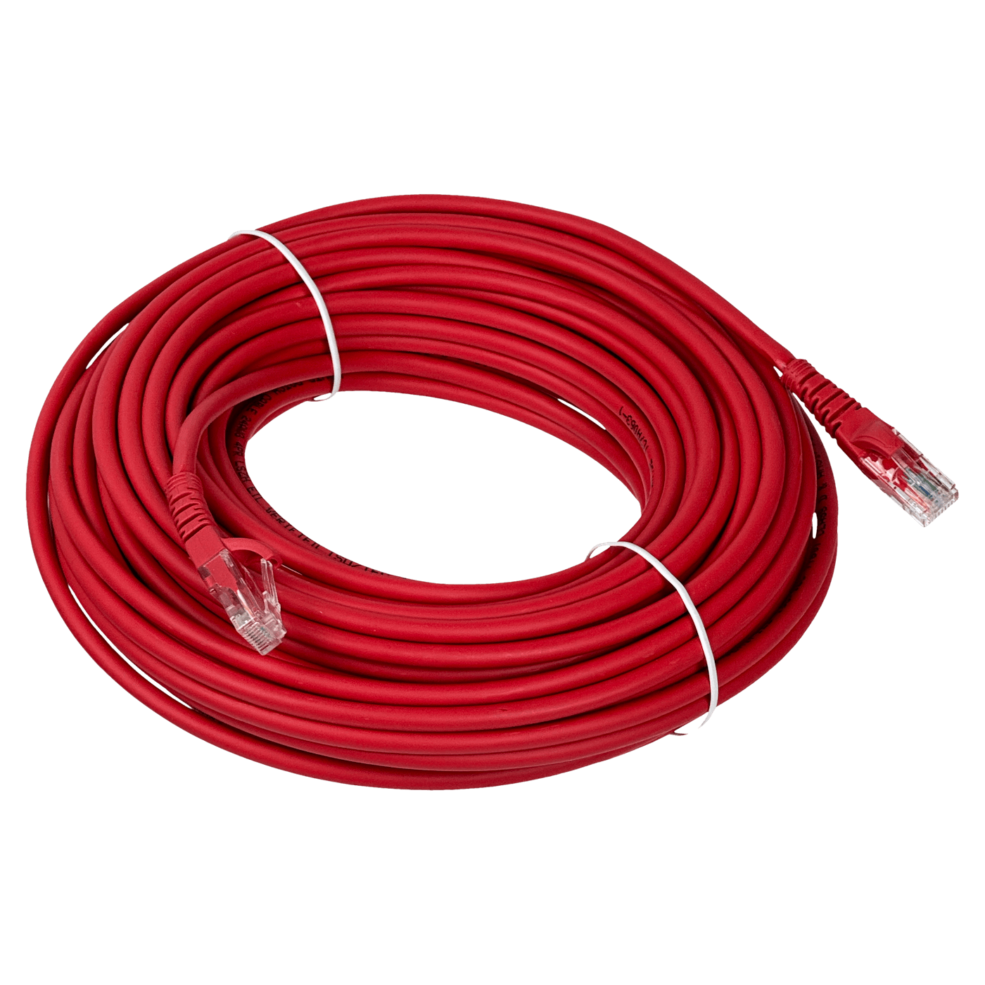 LINKMADE 20MT CAT5E ROJO LSZH CABLE PATCH INYECTADO MULTIFILAR
