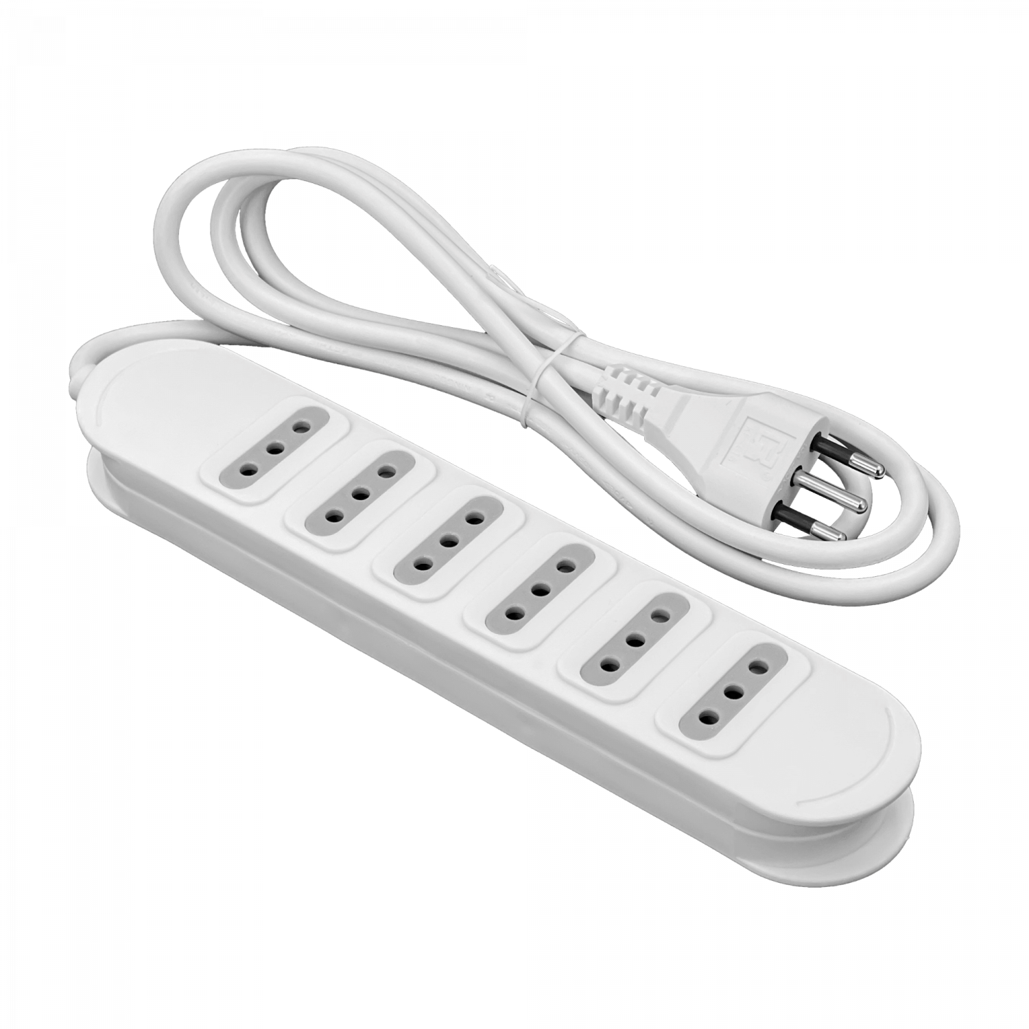 ALARGADOR ELÉCTRICO MACROTEL 6 ENTRADAS 1,5 METROS Blanco