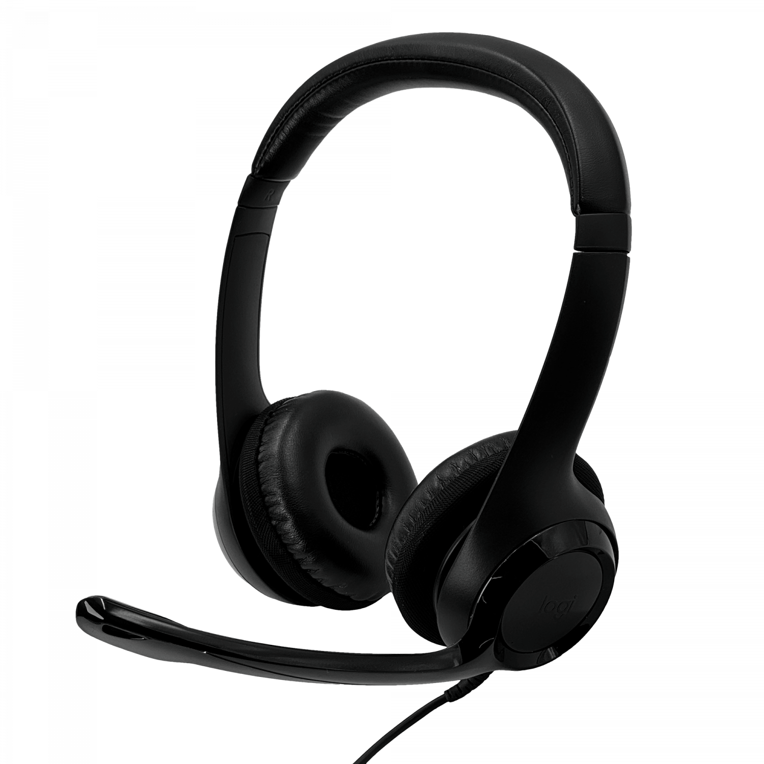 Audífonos con Micrófono USB Logitech H390 (Control de volumen en cable, Cancelación de ruido)