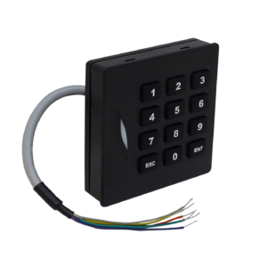 ZK LECTOR RF-ID 86X86MM TECLADO REQ/6-14VDC 6-PIN BEEPER 12-TECLAS