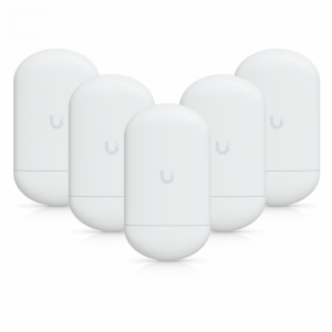 UBIQUITI 5-UNIDS 5GHZ 13DBI 1-1000-RJ45 REQ-POE24V 2X2 CPE/AP NS-5ACL