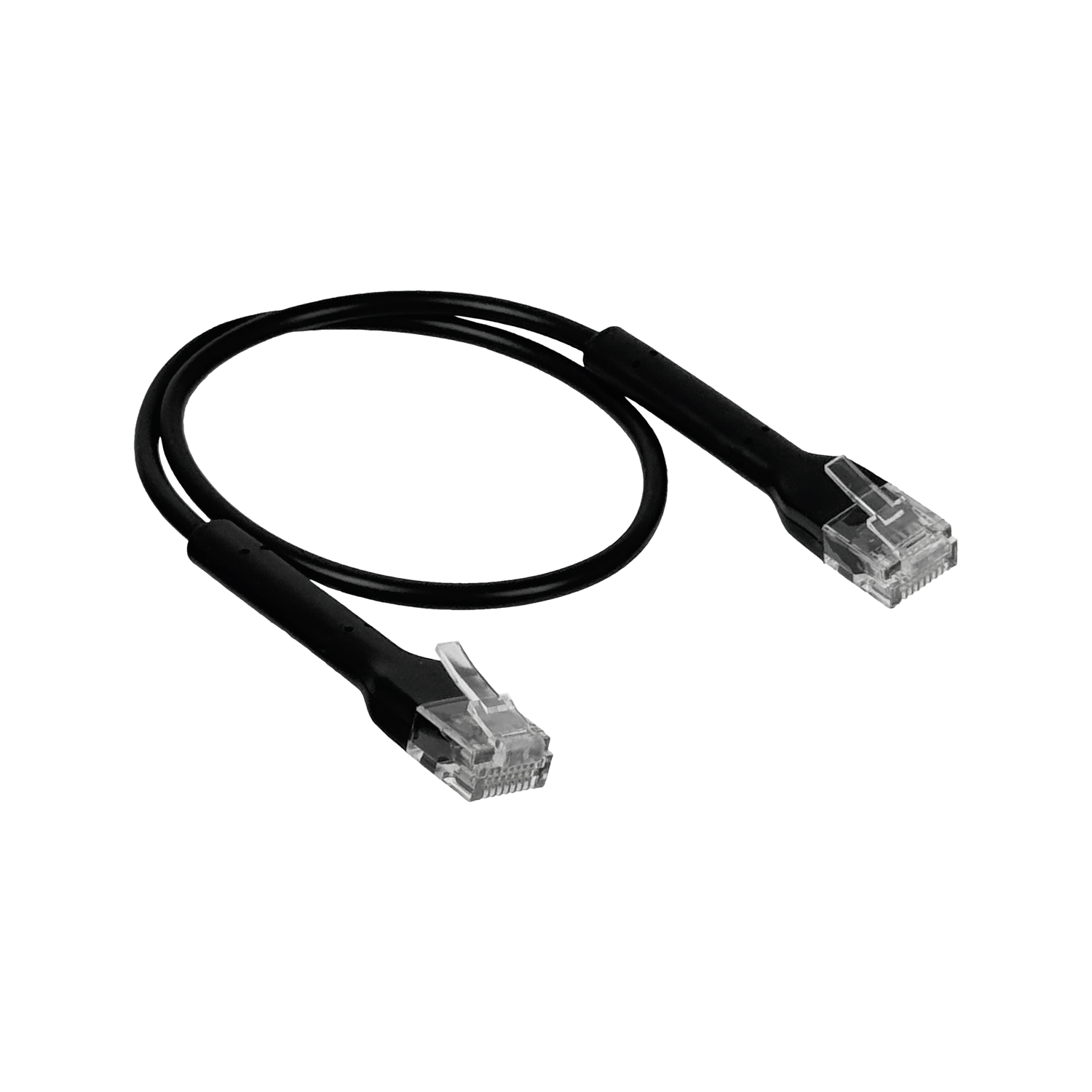 Cable Patch Inyectado Multifilar 1 Metro Negro CAT6 LSZH