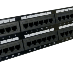 LINKMADE 48-RJ45 CAT5E UTP PATCHPANEL 2U UL CERTIFIC