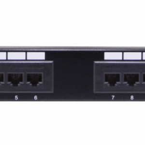 LINKMADE 12-RJ45 CAT6 UTP PATCHPANEL 1U CERTIFIC UL