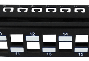 LINKMADE METAL REQ-24-KEYSTONE C/SOPORTE PATCHPANEL 1U VACIO UNLOADED