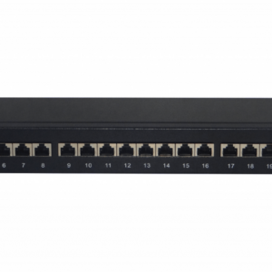 LINKMADE 24-RJ45 CAT6 FTP SFTP BLINDADO PATCHPANEL 1U CERTIFICACION-UL