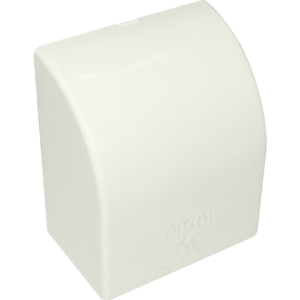 LINKCHIP 60X40MM TAPA FINAL BLANCA CCA-6040-TF. PARA CANALETA QN6W.