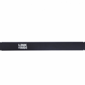LINKMADE 1U TAPA CUBRE ESPACIO RACK 19 PULGADAS FIERRO NEGRO