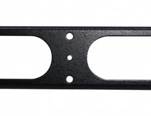 LINKMADE 1U C/APERTURAS TAPA CUBRE ESPACIO RACK FIERRO NEGRO