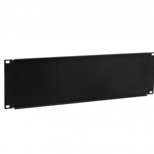 LINKMADE 3U TAPA CUBRE ESPACIO RACK 19 PULGADAS FIERRO NEGRO