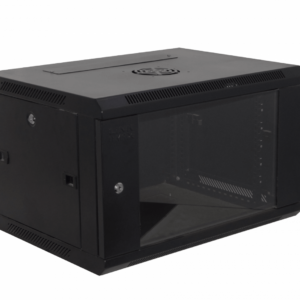LINKMADE 45CM-FONDO 6U GABINETE RACK PARED NEGRO INC-M6-2U