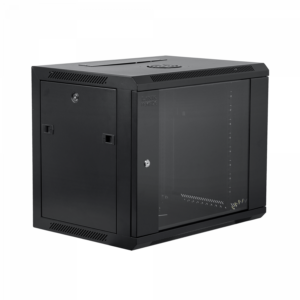 45CM-FONDO 9U GABINETE RACK PARED NEGRO INC-M6-2U